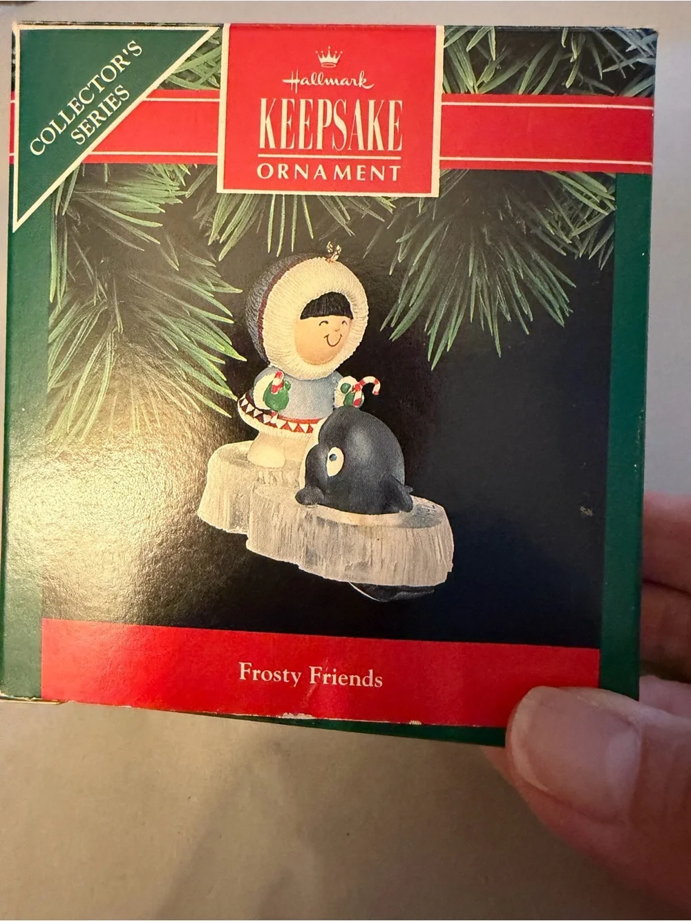 Hallmark 1992 Collectors Series Frosty Friends Ornament